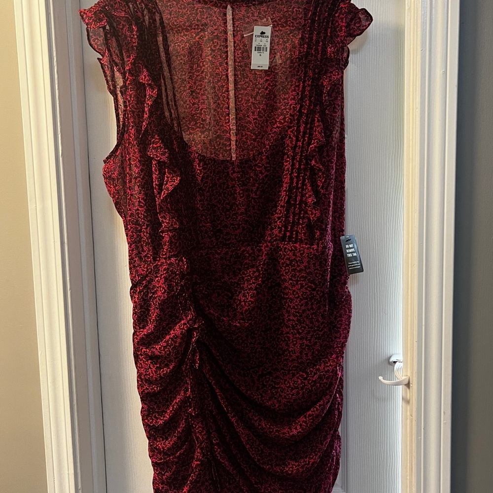 Express Floral Mini Dress